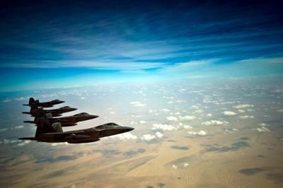 F22 Airplane Aviation Metal Poster Choose Style The Poster Depot