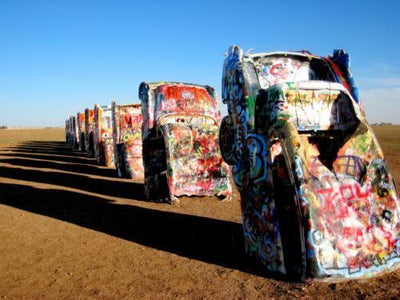 Cadillac Ranch Poster 27in x 40in The Poster Depot