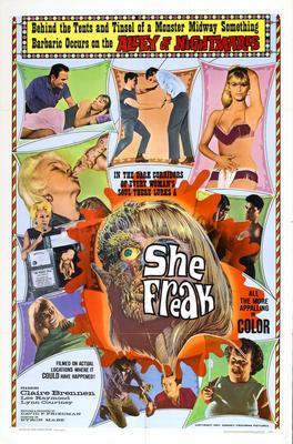 She Freak Movie Poster Metal Poster Choose Style The Poster Depot