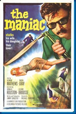 Maniac The Movie Poster Metal Poster Choose Style The Poster Depot