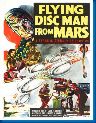 Flying Disc Man From Mars poster for sale cheap United States USA