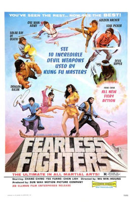Fearless Fighters Movie Poster 11x17 Mini Poster