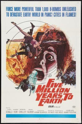 Five Million Years movie poster Metal Print 8in x 12in