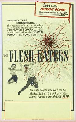 Flesh Eaters Metal Movie Poster 8in x 12in