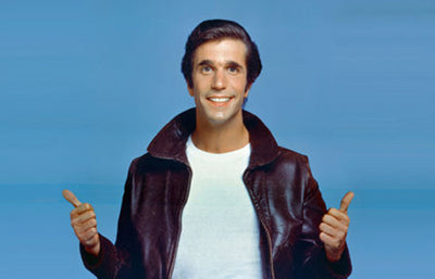Fonzie Metal Poster Print 8inx12in The Poster Depot