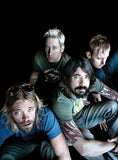 Foo Fighters Group Pose poster tin Metal Print Wall Art