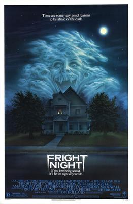 Fright Night Metal Movie Poster 8in x 12in