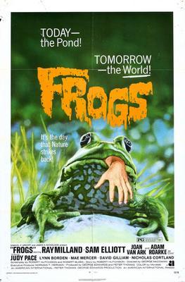 Frogs Metal Movie Poster 8in x 12in