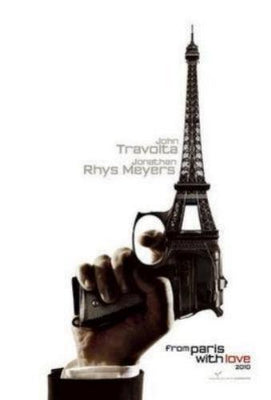 From Paris With Love movie poster Metal Print 8in x 12in