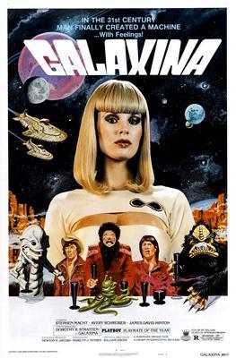 Galaxina Metal Movie Poster 8in x 12in