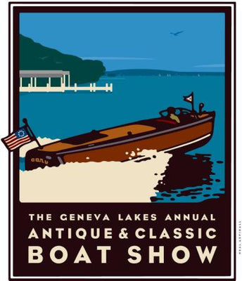 Geneva Boat Show Poster Great Art 11x17 The Poster Depot