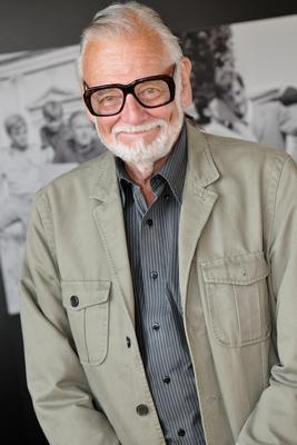 George Romero Gray Jacket Metal Poster Print 8in x 12in 12"x16" The Poster Depot