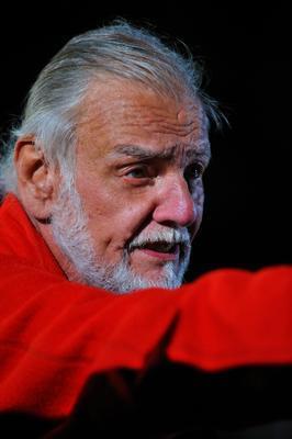 George Romero Red Shirt poster tin Metal Print Wall Art