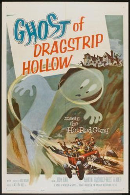 Ghost Of Dragstrip Hollow Metal Movie Poster 8in x 12in