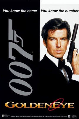 Goldeneye Metal Movie Poster 8in x 12in