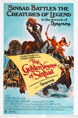 Golden Voyage Of Sinbad Movie Poster 11x17