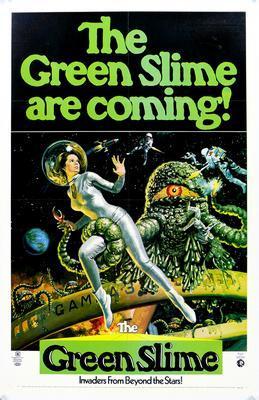 Green Slime movie poster Metal Print 8in x 12in