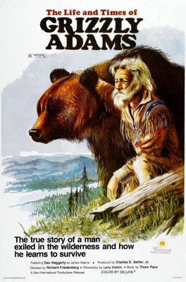 Grizzly Adams Metal Poster Choose Style The Poster Depot