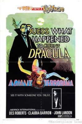 Guess What Happened To Count Dracula Movie Poster 11x17
