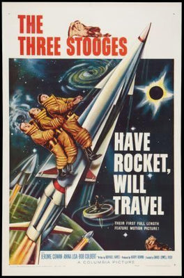 Have Rocket Will Travel Metal Movie Poster 8in x 12in The Poster Depot