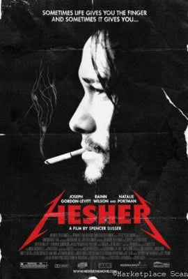 Hesher movie poster Metal Print 8in x 12in