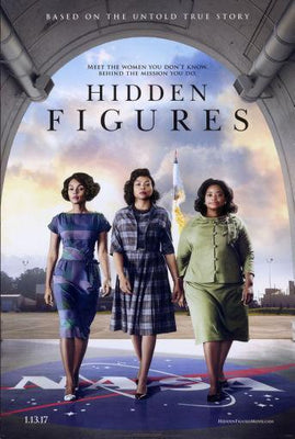 Hidden Figures movie poster Metal Print 8in x 12in