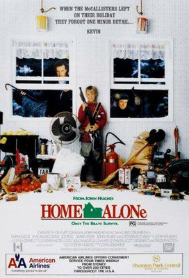 Home Alone Metal Movie Poster 8in x 12in