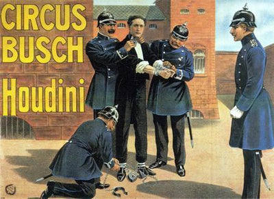Houdini Magic Art Metal Print 8in x 12in
