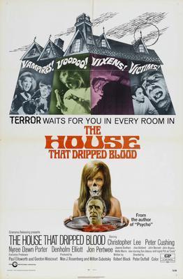 House That Dripped Blood The Movie Poster Metal Poster Choose Style The Poster Depot