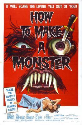 How To Make A Monster movie poster Metal Print 8in x 12in