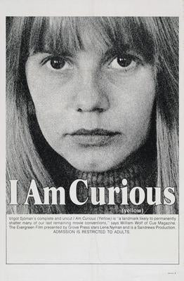 I Am Curious Movie Poster Metal Poster Choose Style The Poster Depot