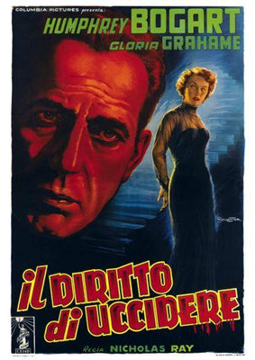 In A Lonely Place movie poster Metal Print 8in x 12in