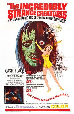 Incredibly Strange Creatures Metal Movie Poster 8in x 12in