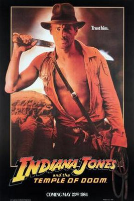 Indiana Jones Temple Doom Movie poster for sale cheap United States USA