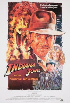 Indiana Jones Temple Doom Movie poster for sale cheap United States USA