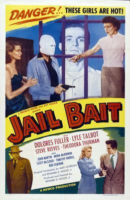 Jail Bait movie poster Metal Print 8in x 12in