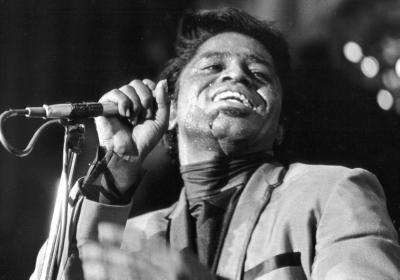James Brown Metal Poster Print 8in x 12in 12"x16" The Poster Depot