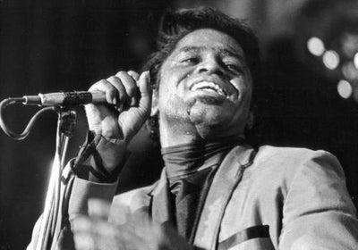 James Brown Metal Print 8in x 12in