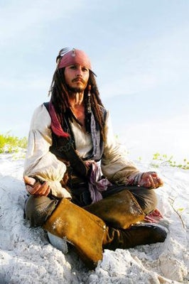 Johnny Depp Metal Print 8in x 12in
