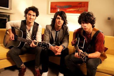Jonas Brothers Couch Metal Poster Print 8in x 12in 12"x16" The Poster Depot