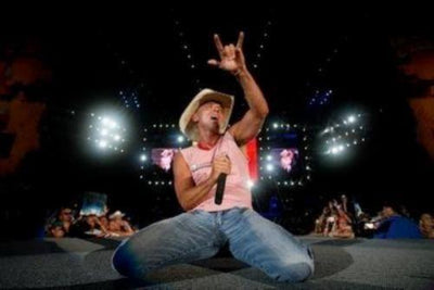Kenny Chesney On Stage Metal Print 8in x 12in The Poster Depot