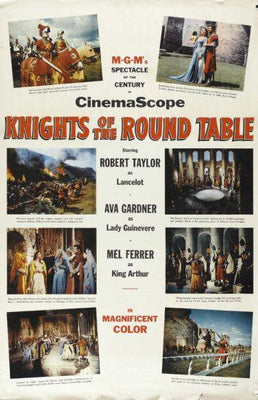 Knights Of The Round Table Metal Movie Poster 8in x 12in