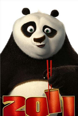 Kung Fu Panda 2 movie poster Metal Print 8in x 12in