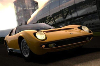 Lamborghini Miura Metal Print 8in x 12in The Poster Depot