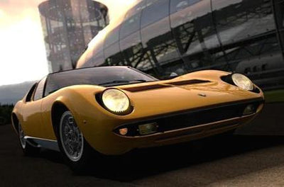 Lamborghini Miura poster tin Metal Print Wall Art
