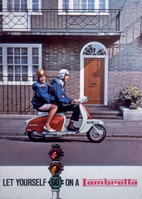 Lambretta Scooter Ad Poster On Sale United States