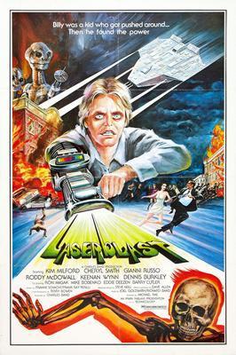 Laserblast movie poster Metal Print 8in x 12in