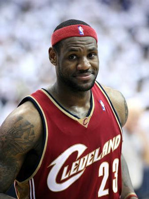 Lebron James Metal Print 8in x 12in The Poster Depot