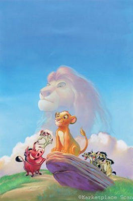 Lion King movie poster Metal Print 8in x 12in