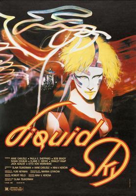 Liquid Sky movie poster Metal Print 8in x 12in